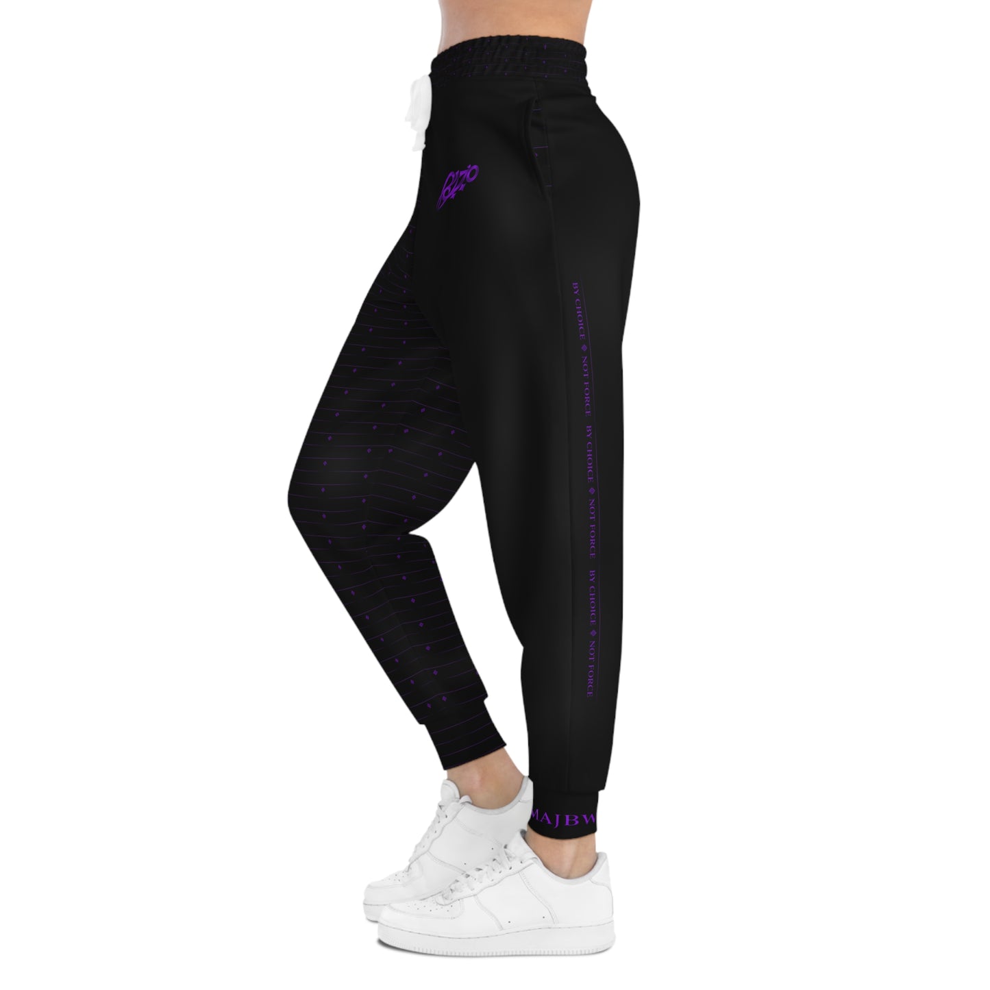MAJBWR - Deep Purple Diamond Athletic Joggers - AOP