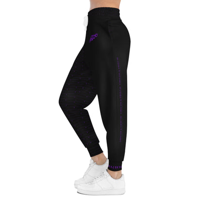 MAJBWR - Deep Purple Diamond Athletic Joggers - AOP