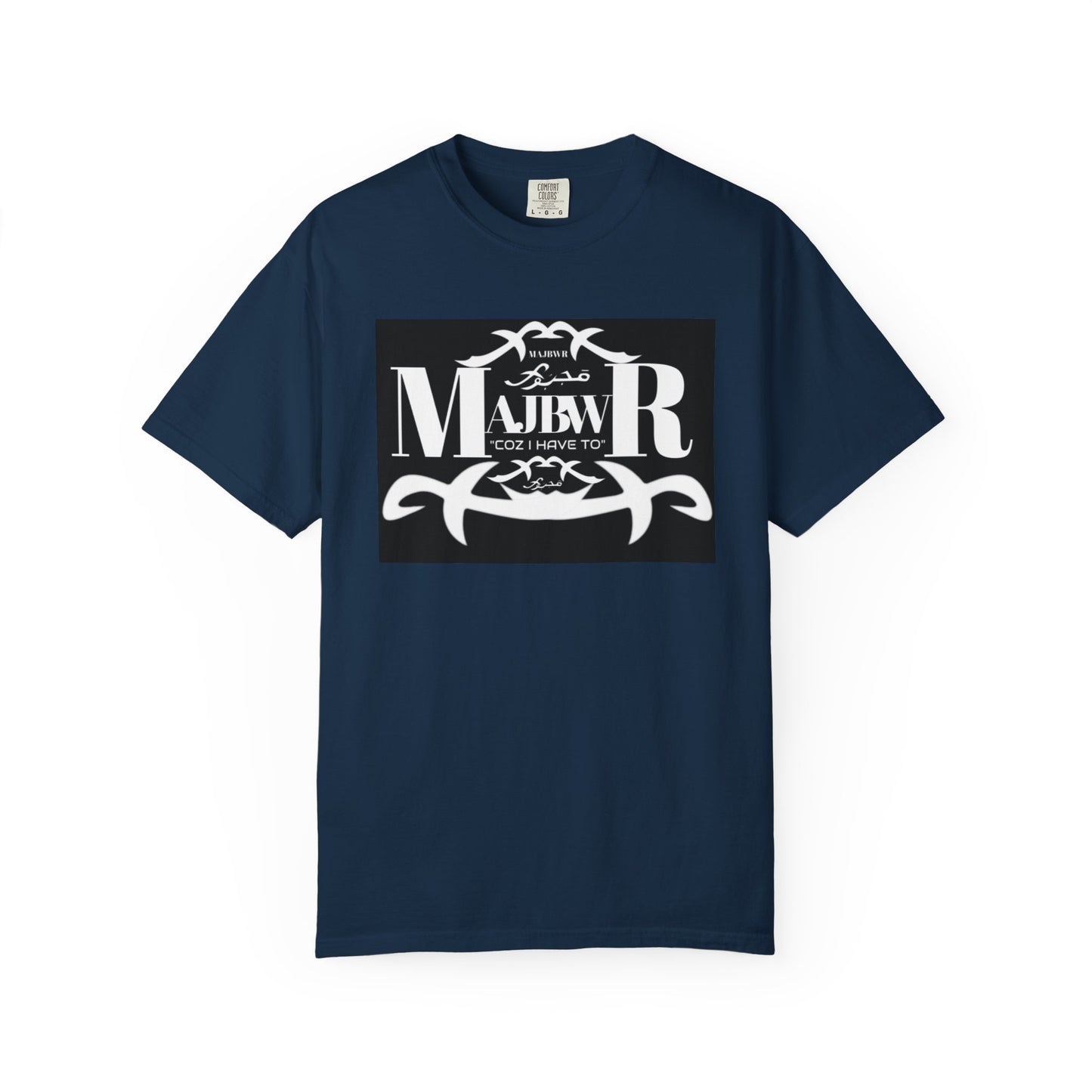MAJBWR - T-Shirt — Bold Black Graphic Tee