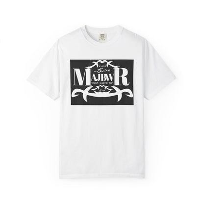 MAJBWR - T-Shirt — Bold Black Graphic Tee