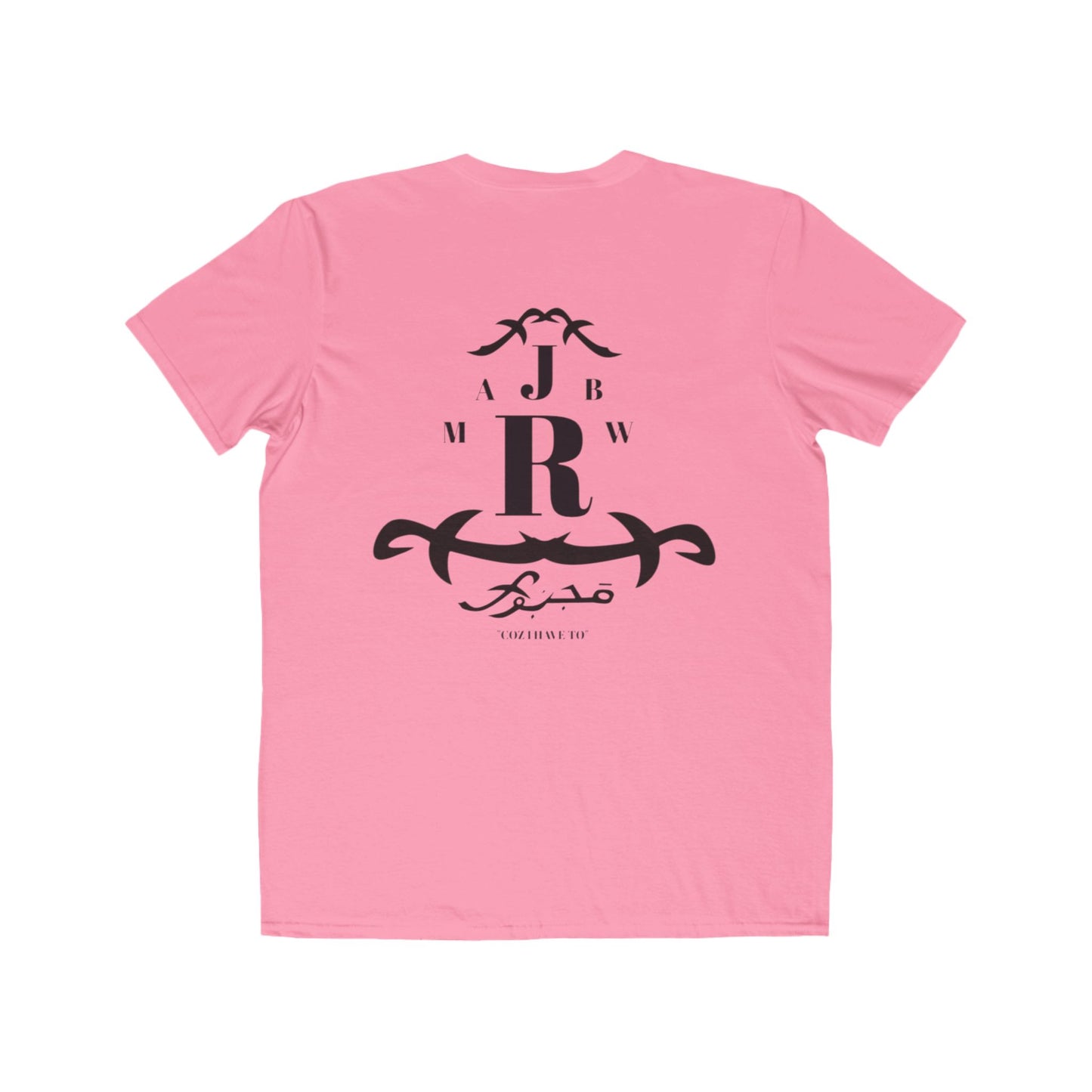 MAJBWR - Double Elegant Monogram Back Print