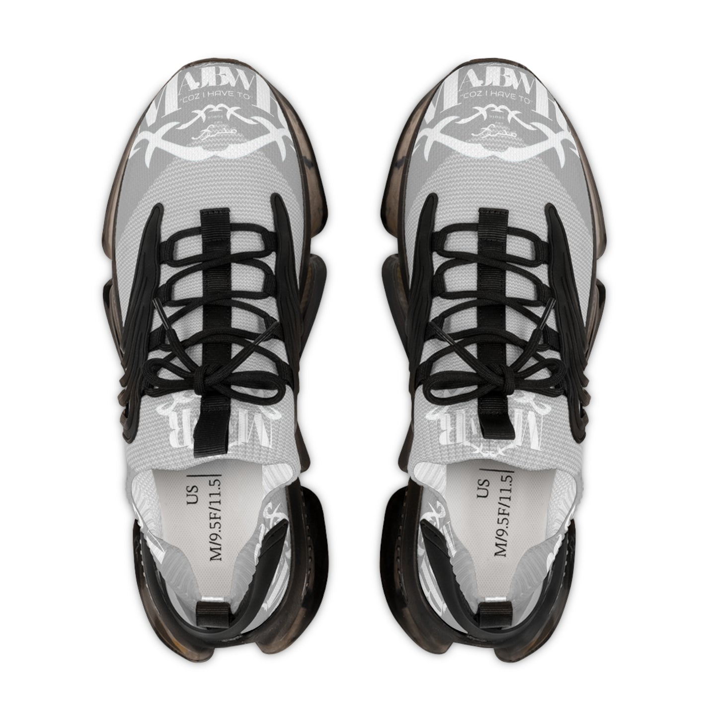 MAJBWR - Men's Mesh Snake Sneakers Light Grey X