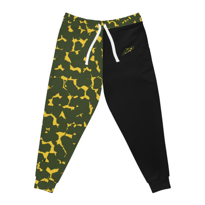 MAJBWR - Black & Yellow Camo Joggers — Athletic Joggers Lmtd Edtn.