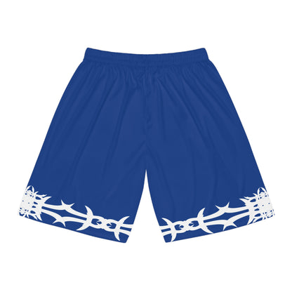MAJBWR - Blue Basketball Shorts Athletic Court Style