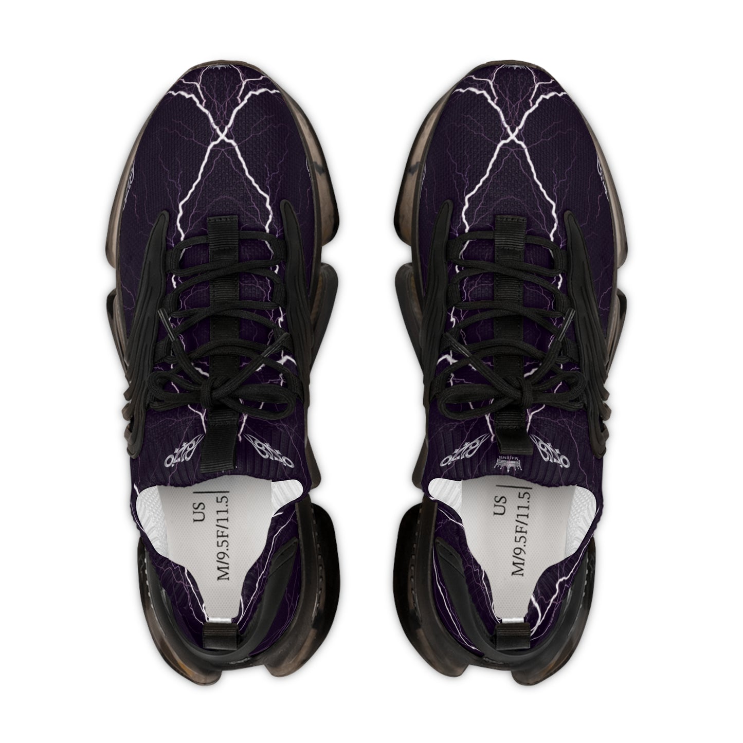 MAJBWR - Deep Purple Lightning Sneakers — Strike Edition