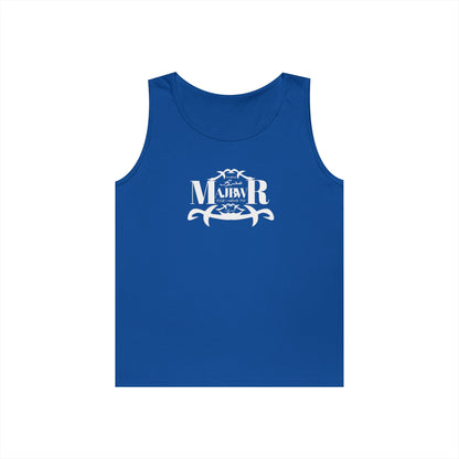 MAJBWR - Unisex Heavy Cotton Tank Top Left Right