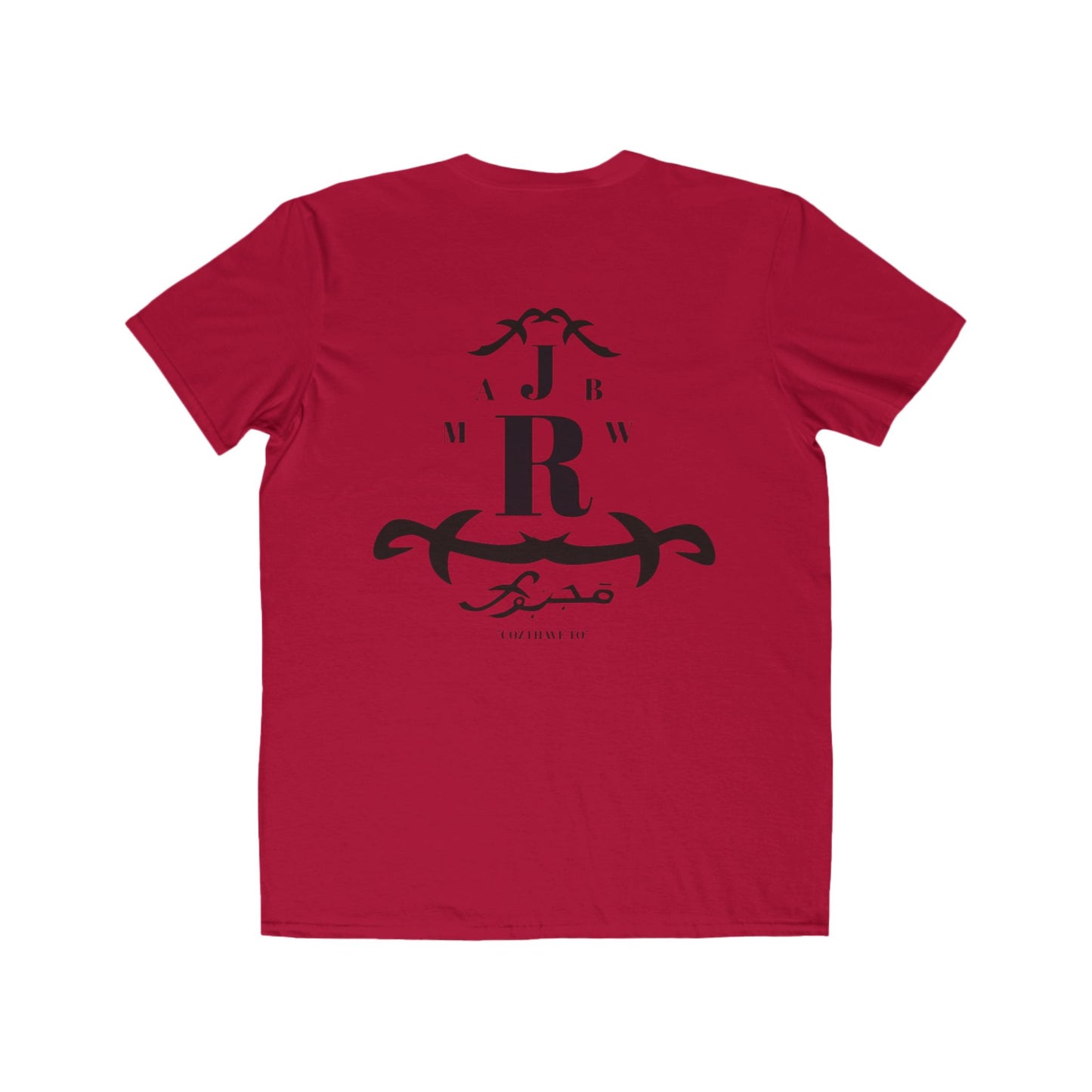 MAJBWR - Double Elegant Monogram Back Print