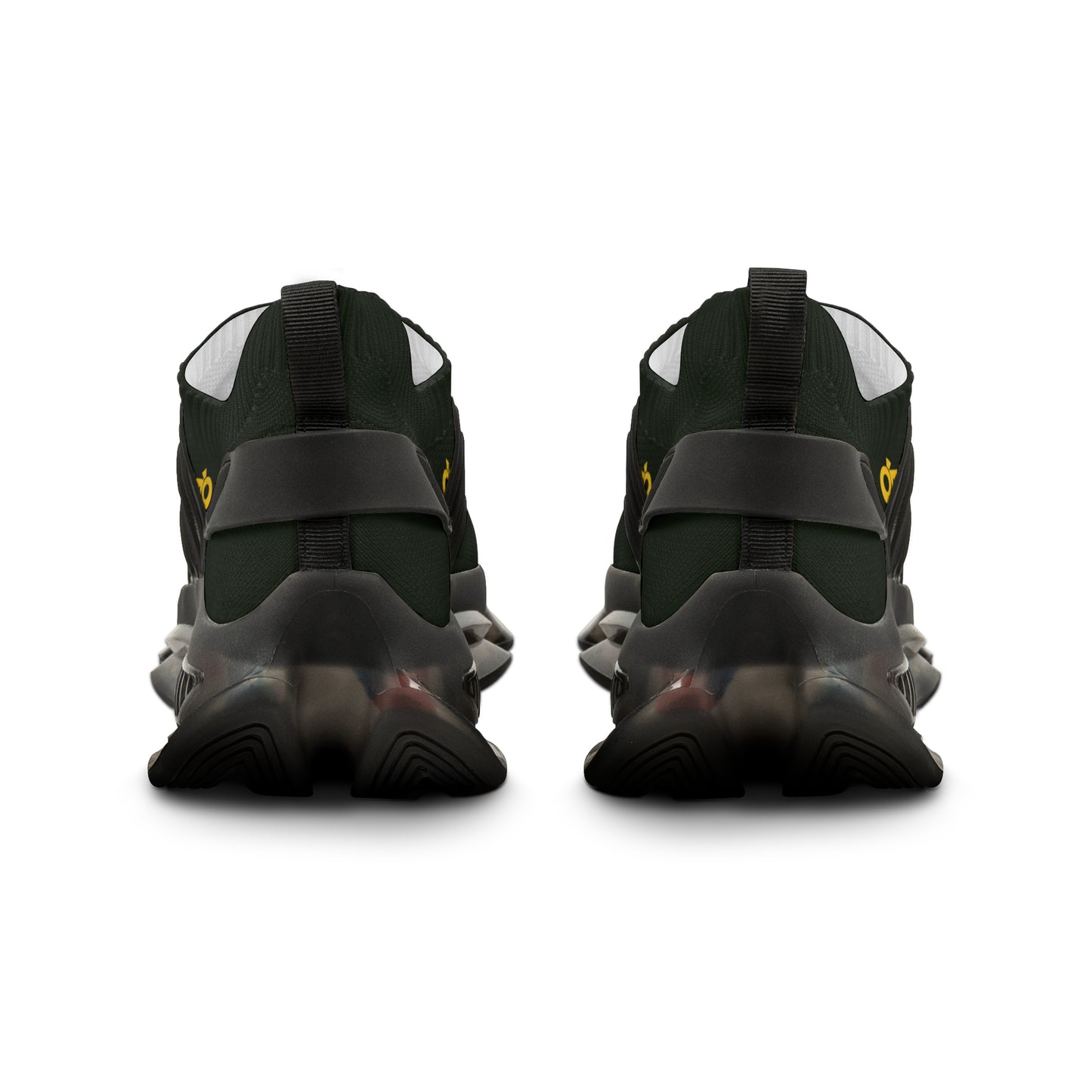 MAJBWR - Men's Mesh Sneakers — Deep Olive & Gold Athletic