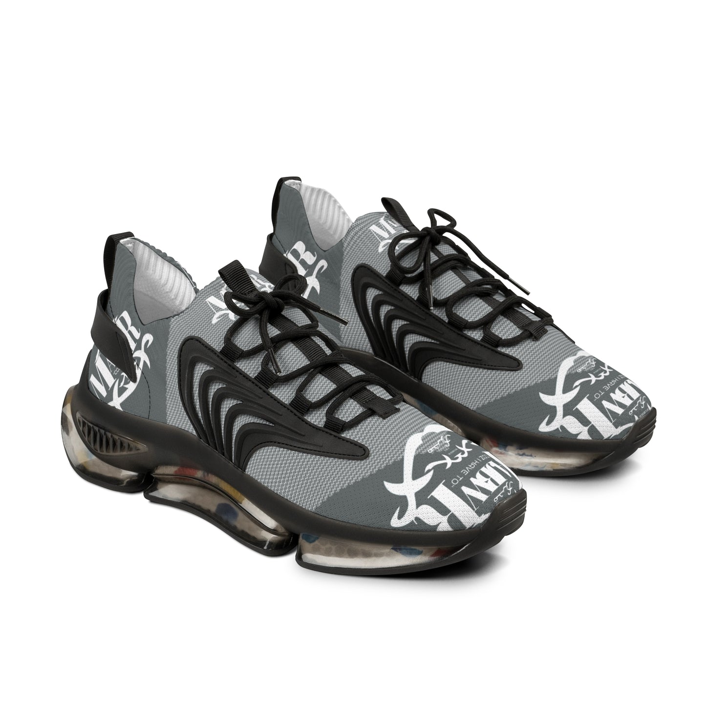 MAJBWR - Men's Mesh Snake Sneakers Grey X