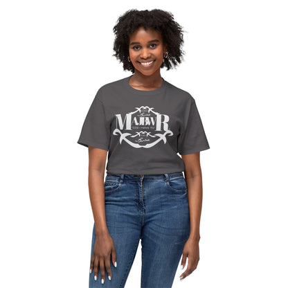 MAJBWR - Monogram Crest T-Shirt — Vintage Initials Graphic Tee