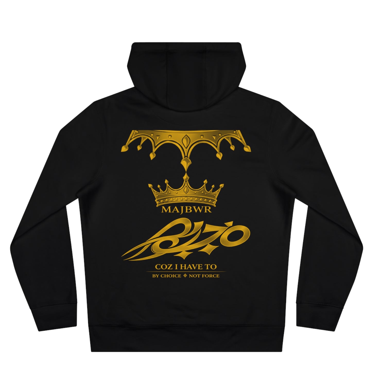MAJBWR - King Hoodie —  Gold Crown Streetwear Hooded Sweatshirt