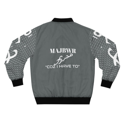 MAJBWR - Grey Bomber Jacket
