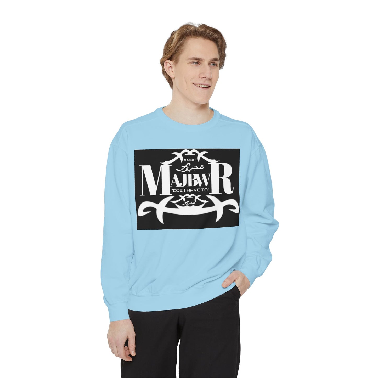 MAJBWR - Vintage 1987 Graphic Sweatshirt — 'Since 1987' Arabic Script Crewneck