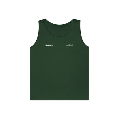 MAJBWR - Unisex Heavy Cotton Tank Top Left Right
