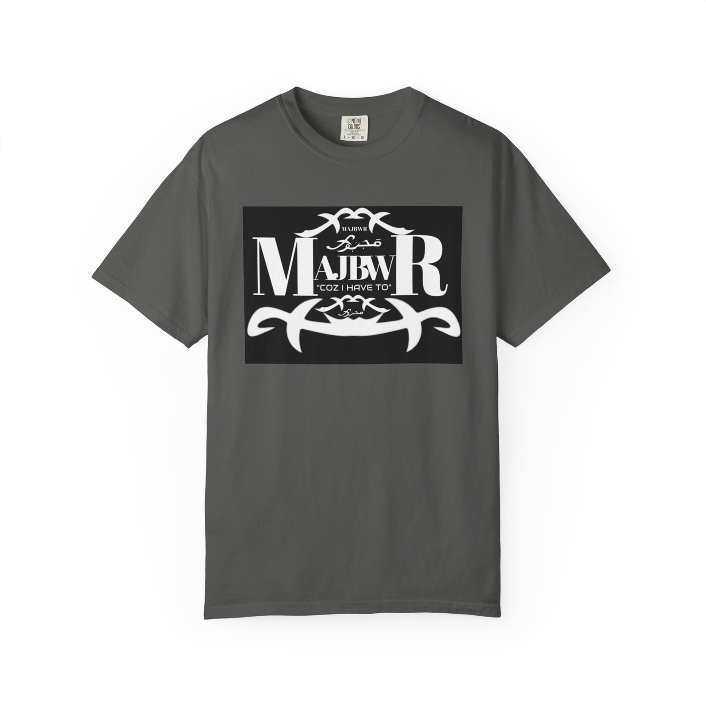 MAJBWR - T-Shirt — Bold Black Graphic Tee