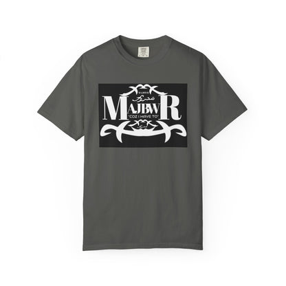 MAJBWR - T-Shirt — Bold Black Graphic Tee