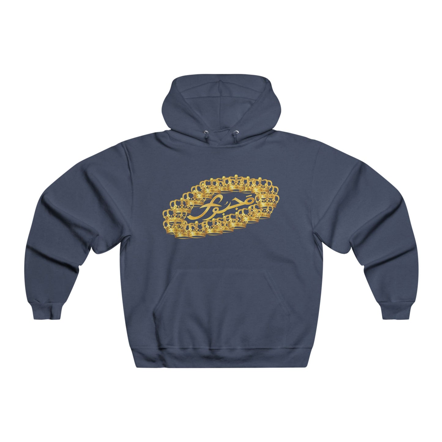 MAJBWR - Crown Hoodie — Gold Script King