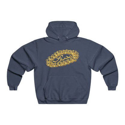 MAJBWR - Crown Hoodie — Gold Script King