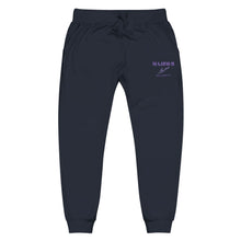 MAJBWR - Embroidered Coral Fleece Sweatpants — Relaxed Joggers with Small Script Accent