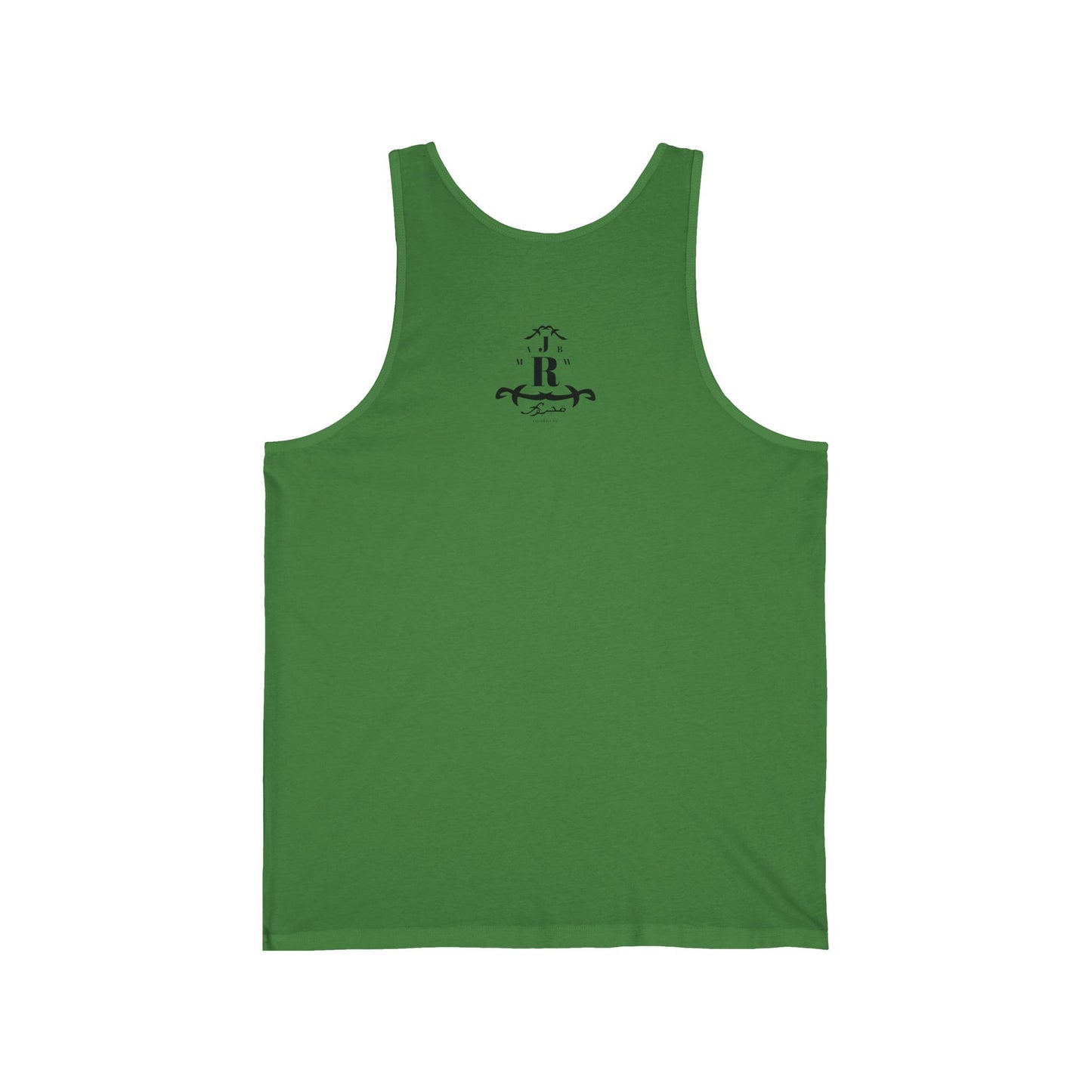 MAJBWR - Monogram 'R' Crest Tank Top — Minimalist Vintage Initial Athletic Jersey