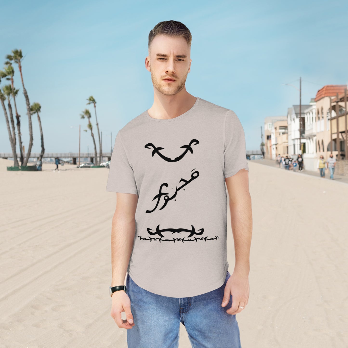 MAJBWR - Men's Curved Hem Tee - 'Major Since 1987' Graphic T-Shirt