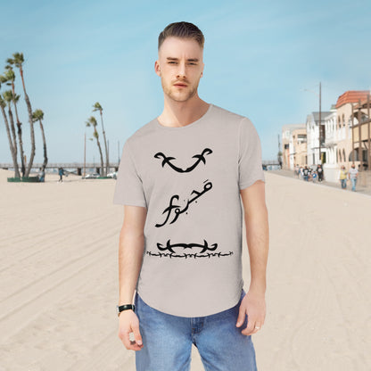 MAJBWR - Men's Curved Hem Tee - 'Major Since 1987' Graphic T-Shirt