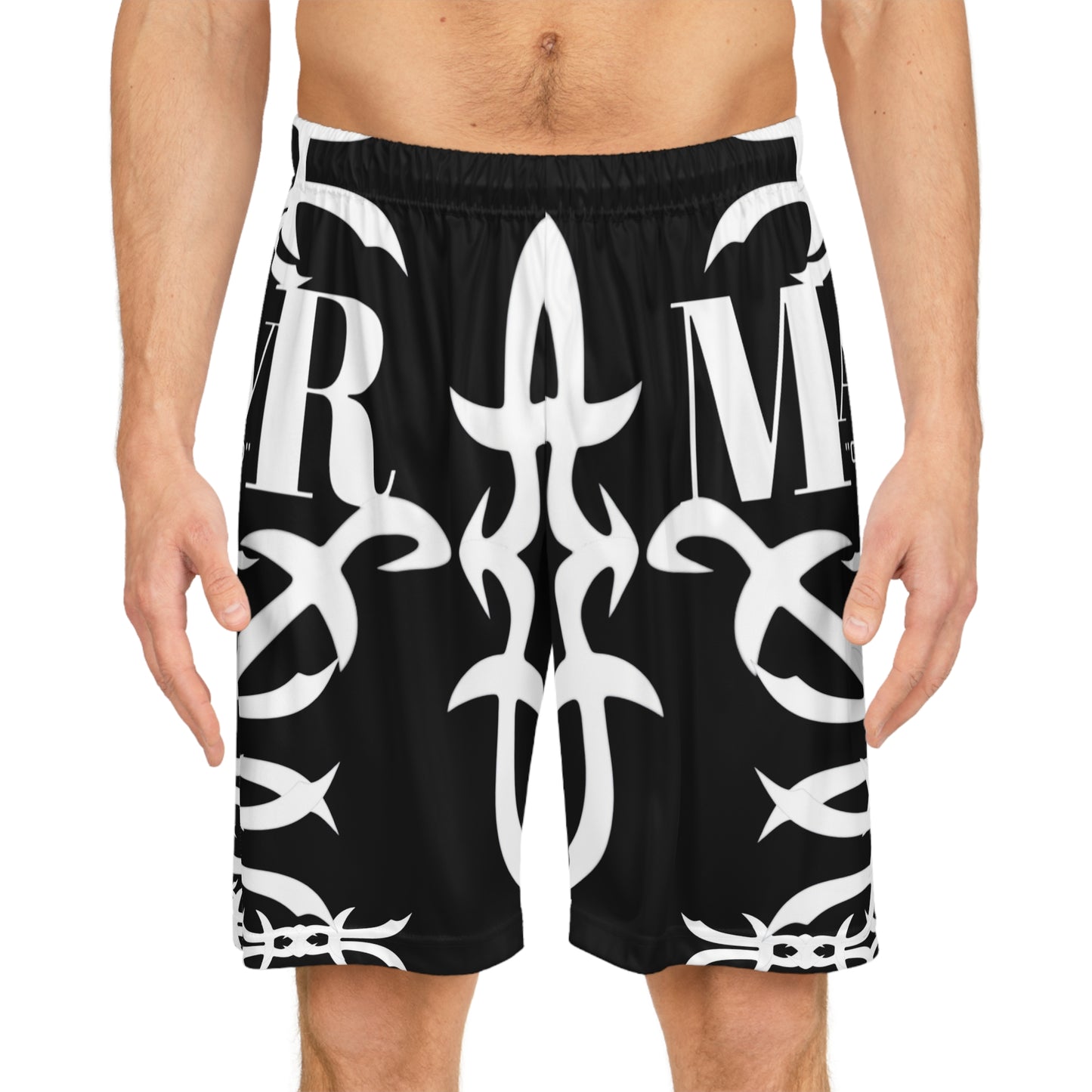 MAJBWR - AOP Basketball Shorts Athletic Court Style