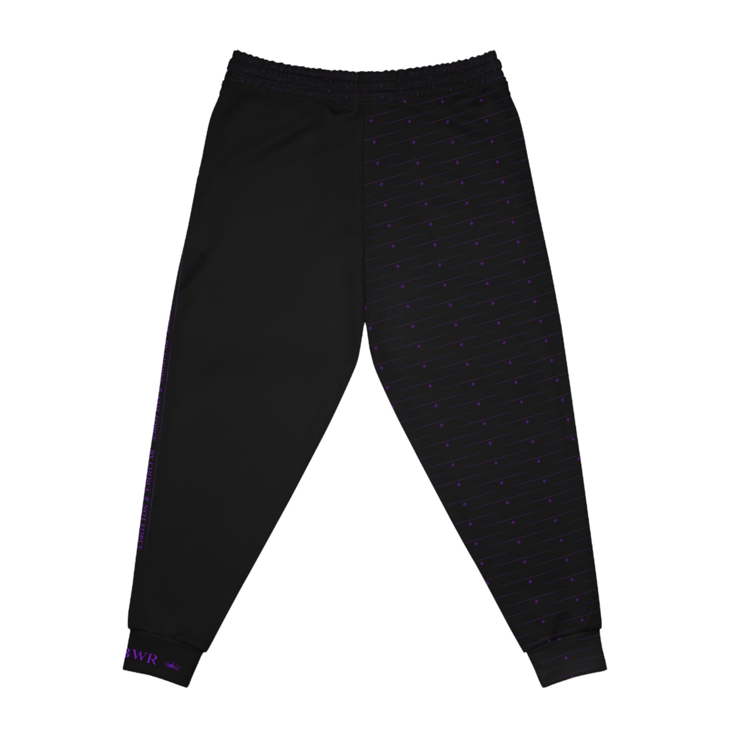 MAJBWR - Deep Purple Diamond Athletic Joggers - AOP