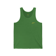 MAJBWR - Gold King Crown Script Tank Top — Arabic Calligraphy Crown Design
