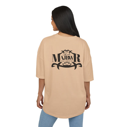 MAJBWR - Majestic Comfort Box Tee - Unisex Oversized Cotton T-Shirt
