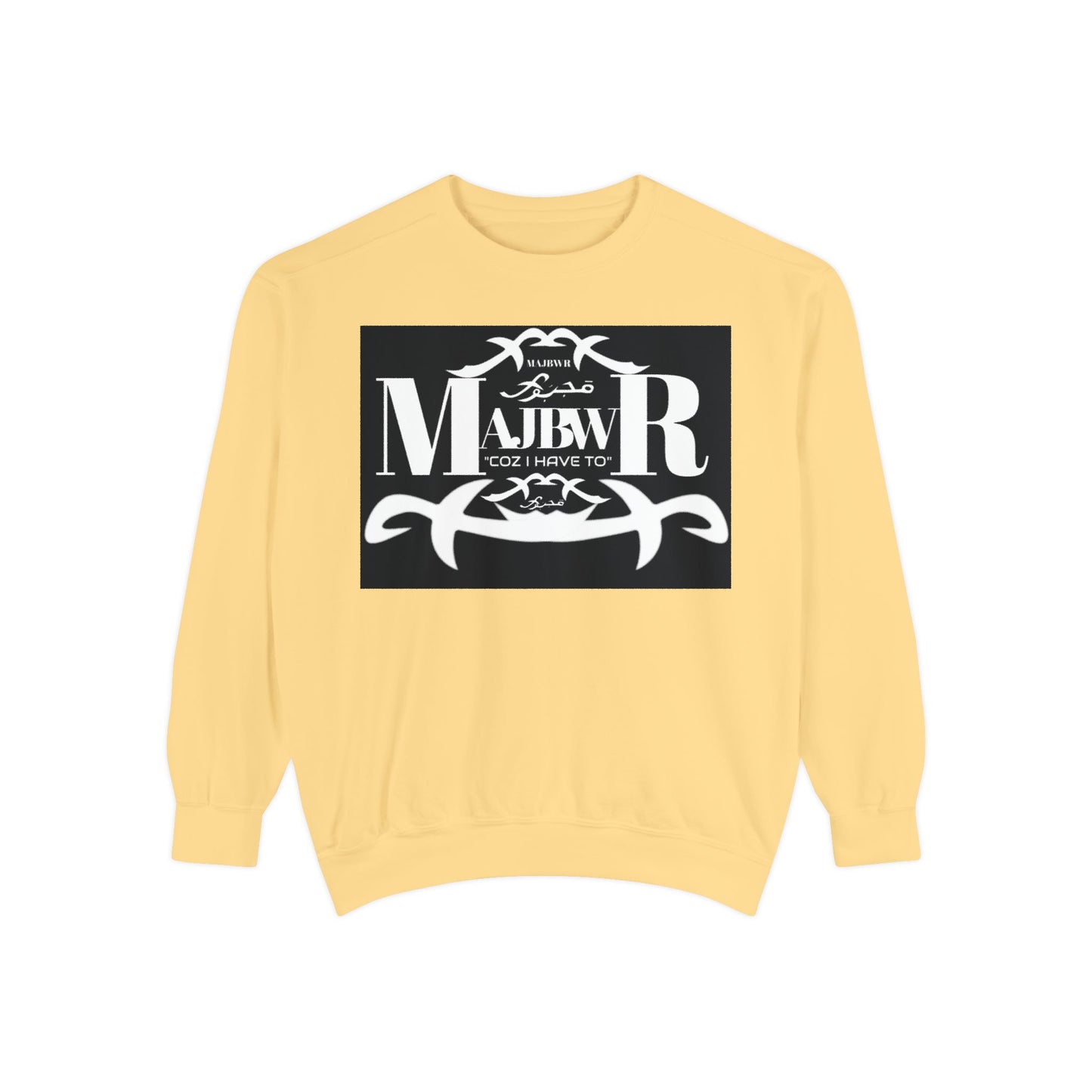 MAJBWR - Vintage 1987 Graphic Sweatshirt — 'Since 1987' Arabic Script Crewneck