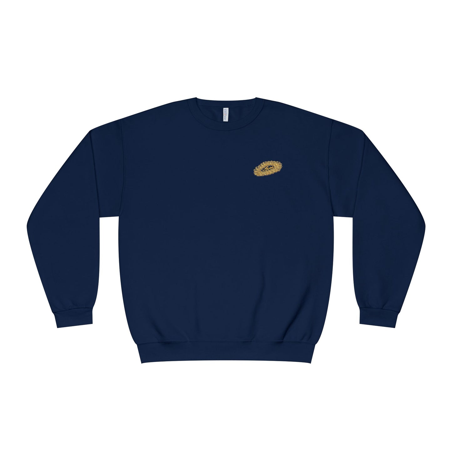 MAJBWR - Gold Crown Crewneck Sweatshirt — Arabic Script Graphic