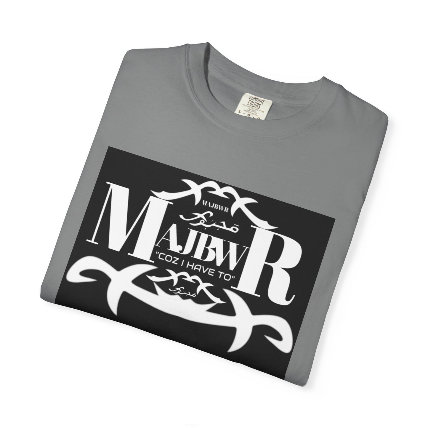MAJBWR - T-Shirt — Bold Black Graphic Tee