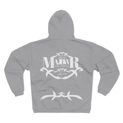 MAJBWR -  Graphic Hooded Zip Sweatshirt 100%