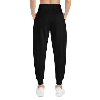 MAJBWR - Black & White Print Joggers Banded No AOP