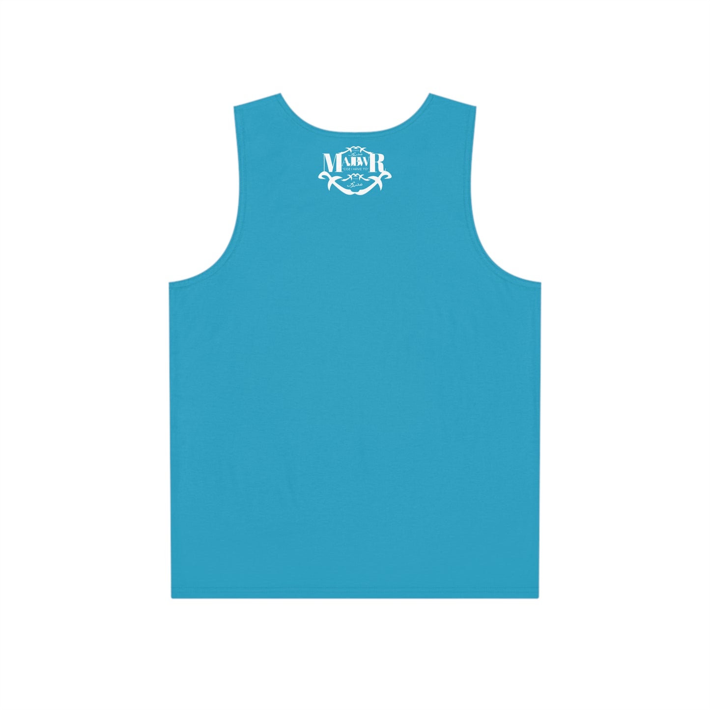 MAJBWR - Stylish Men's Tank Top Turquoise