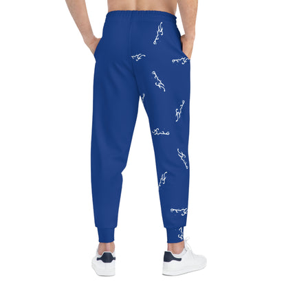 MAJBWR - Joggers Frontal - AOP Dark Blue