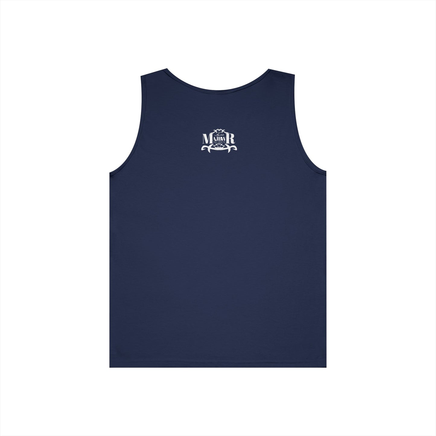 MAJBWR - Unisex Heavy Cotton Tank Top Left Right
