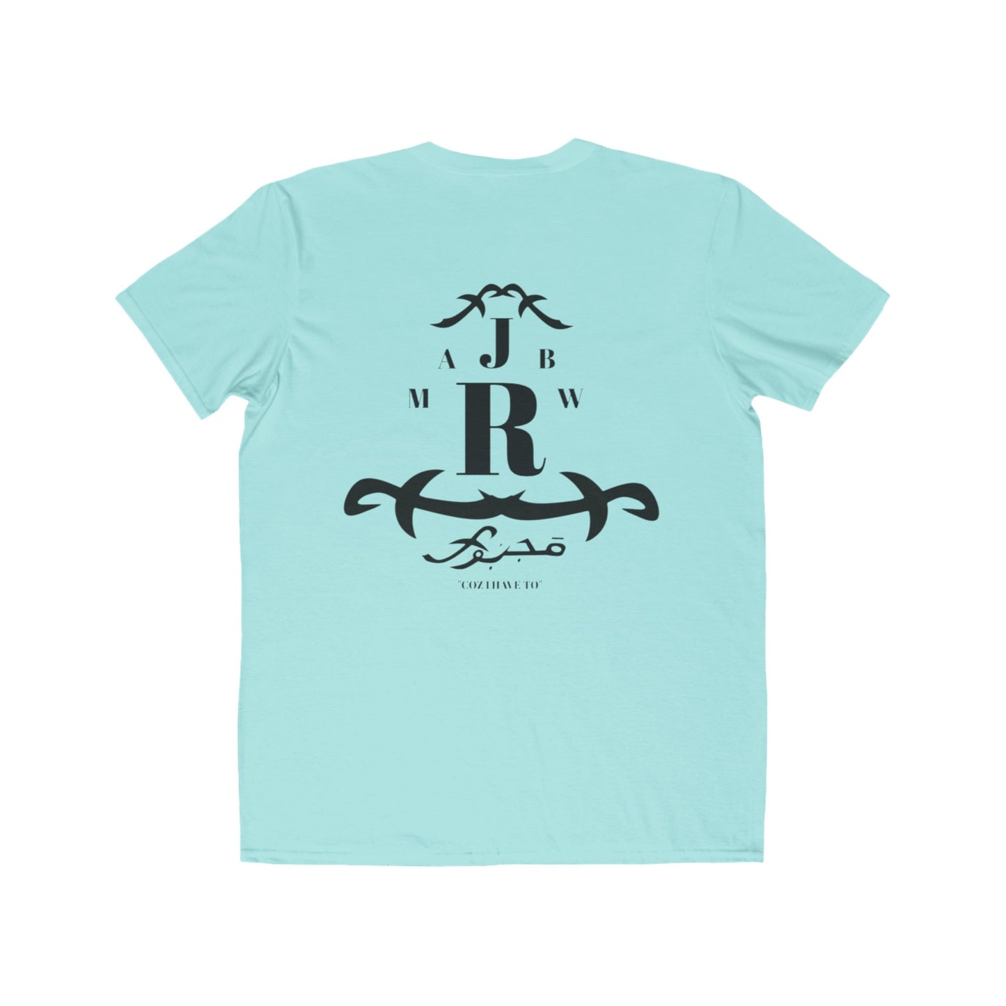 MAJBWR - Double Elegant Monogram Back Print