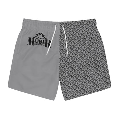 MAJBWR - Grey Swim Trunks