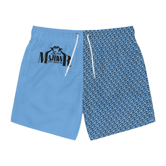MAJBWR - Blue Swim Trunks