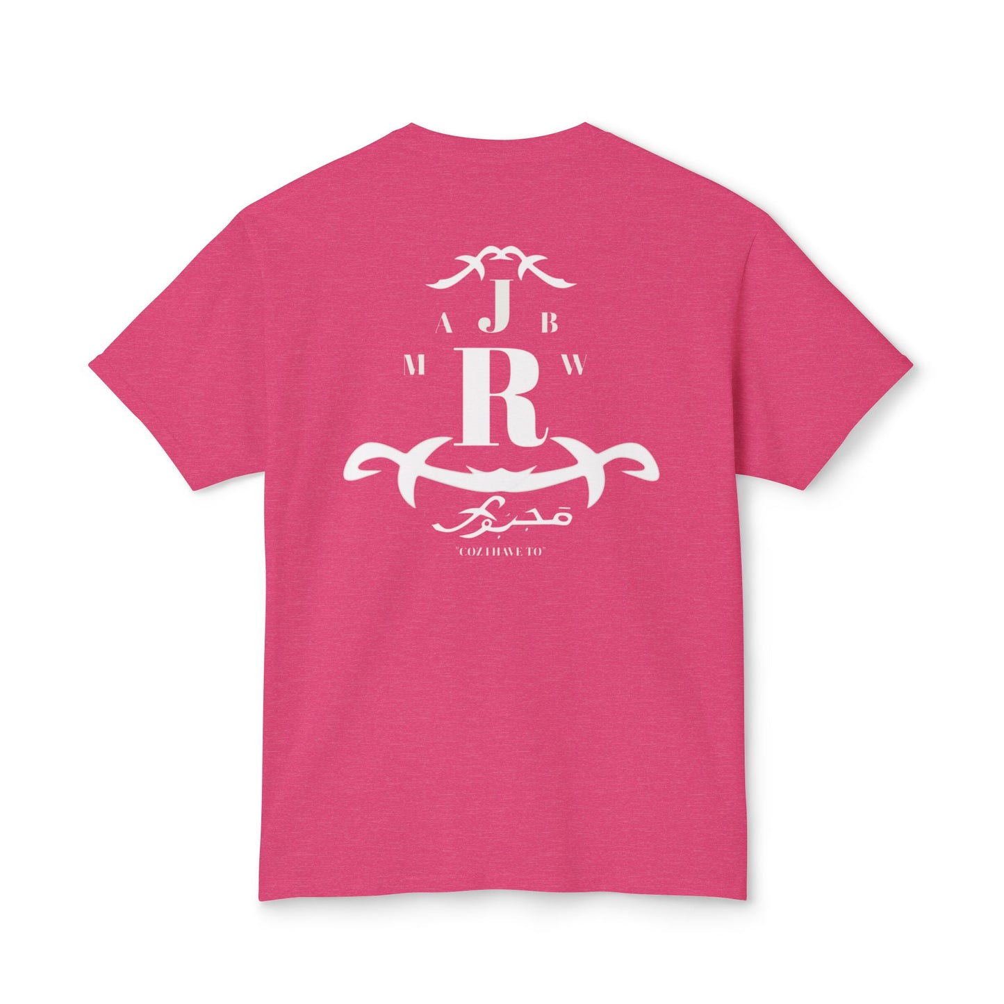 MAJBWR - Monogram Crest T-Shirt — Vintage Initials Graphic Tee