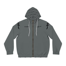 MAJBWR - Full-Zip Hoodie with Statement Design