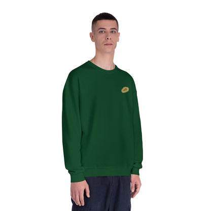 MAJBWR - Gold Crown Crewneck Sweatshirt — Arabic Script Graphic