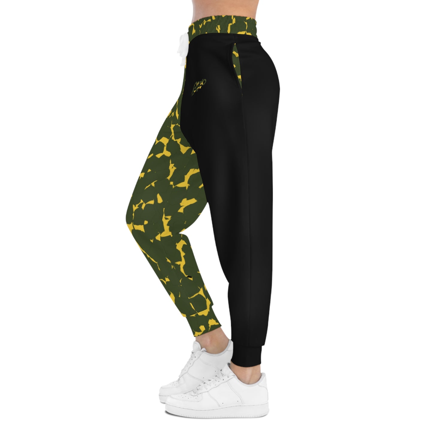 MAJBWR - Black & Yellow Camo Joggers — Athletic Joggers Lmtd Edtn.