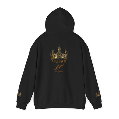 MAJBWR - Black & Gold "King" Hoodie — Majestic Streetwear Sweatshirt