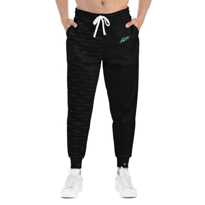 MAJBWR - Powder Blue Diamond Edition Athletic Joggers - AOP