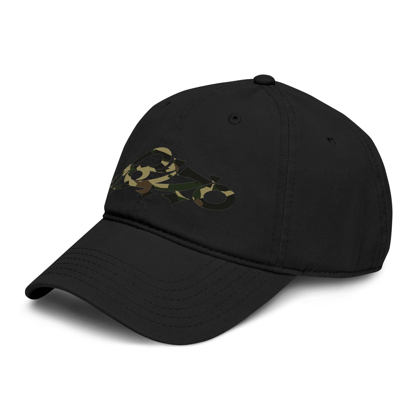 MAJBWR - Washed Camo Baseball Cap — Low-Profile (Brown/Green/Beige)