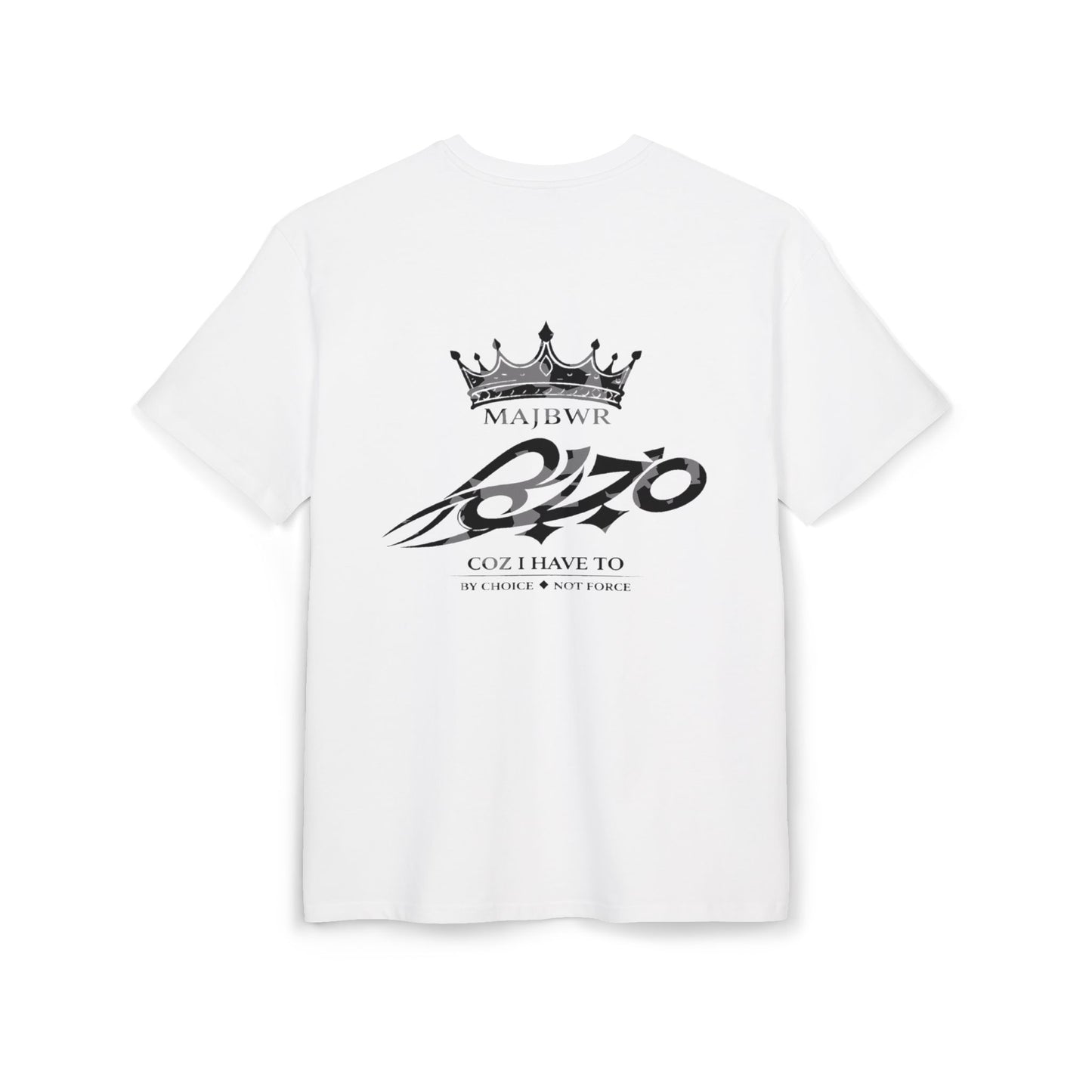 MAJBWR - Coz I Have To Crown Logo Oversized Tee