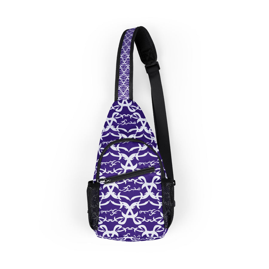 MAJBWR -Big X Chest Sling Bag Purple